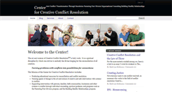 Desktop Screenshot of creativeconflictresolution.org